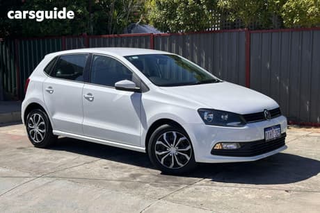 White 2015 Volkswagen Polo Hatch 66 TSI TRENDLINE 6R MY16