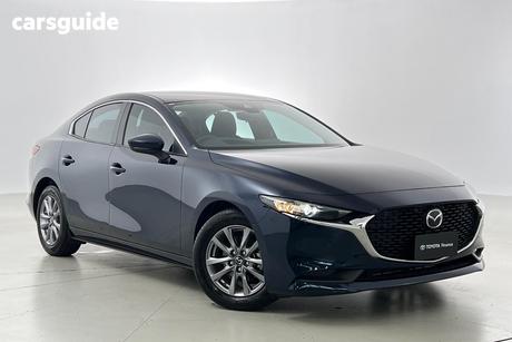 Blue 2021 Mazda 3 Sedan G20 Pure