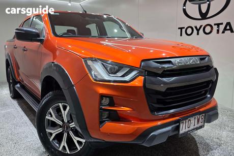 Orange 2023 Isuzu D-MAX Crew Cab Utility X-Terrain (4X4)