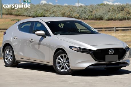 Beige 2025 Mazda 3 Hatchback G20 Pure