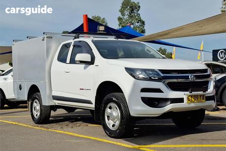 White 2020 Holden Colorado Space Cab Chassis Ls (4X4)