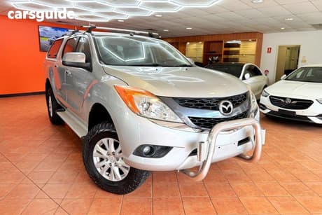 Silver 2011 Mazda BT-50 Dual Cab Utility Gt (4X4)