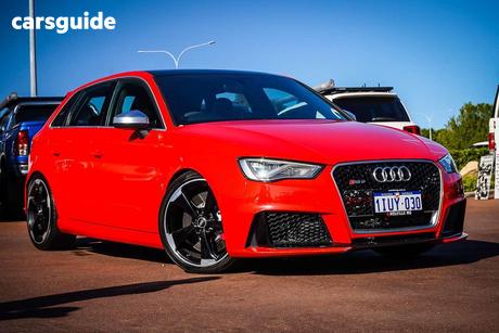 Red 2015 Audi RS3 Hatchback Sportback Quattro