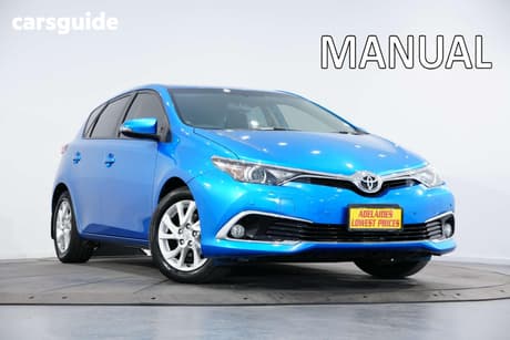 Blue 2016 Toyota Corolla Hatchback Ascent Sport