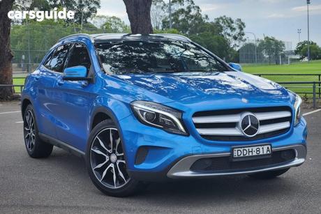 Blue 2015 Mercedes-Benz GLA250 Wagon 4Matic