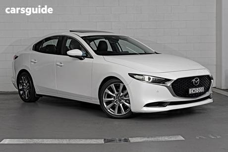 White 2020 Mazda 3 Sedan G25 Astina