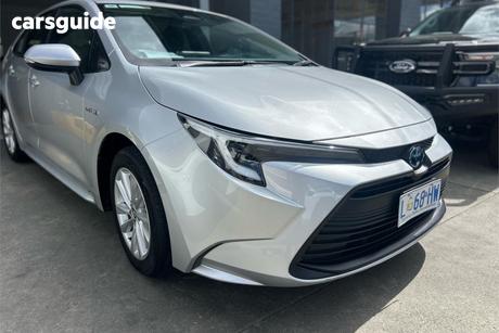 Silver 2023 Toyota Corolla Sedan Ascent Sport Hybrid