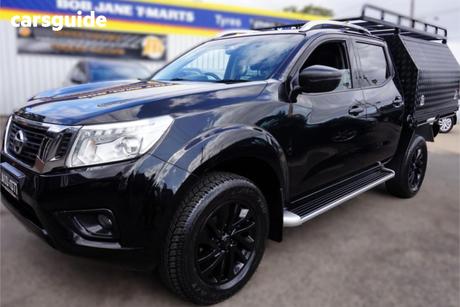 Black 2016 Nissan Navara Dual Cab Utility St-X