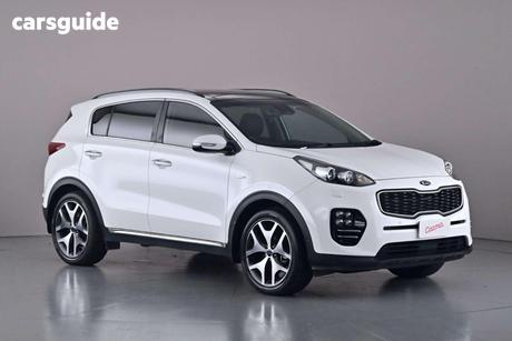White 2017 Kia Sportage Wagon Gt-Line (Awd)