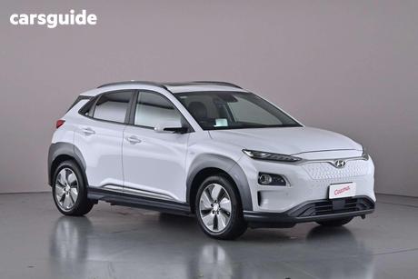 White 2020 Hyundai Kona Wagon Highlander Electric