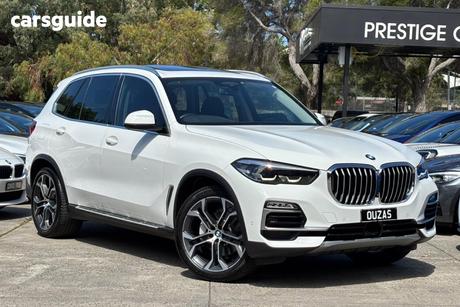 White 2019 BMW X5 Wagon Xdrive 30D
