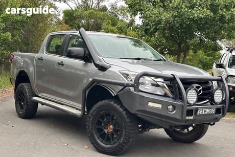 Silver 2019 Mazda BT-50 Dual Cab Utility Xt (4X4) (5Yr)