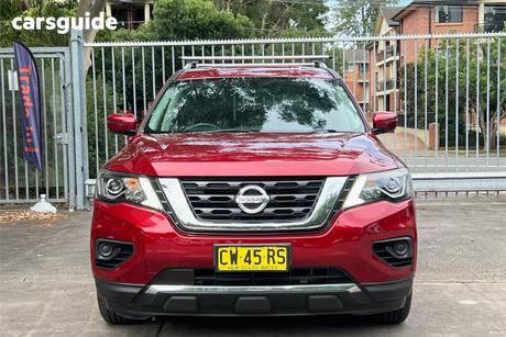 Red 2020 Nissan Pathfinder Wagon St (2Wd)