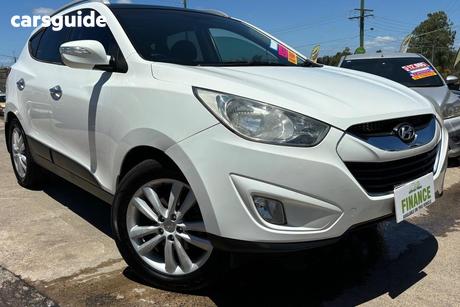 White 2012 Hyundai IX35 Wagon Highlander (Awd)
