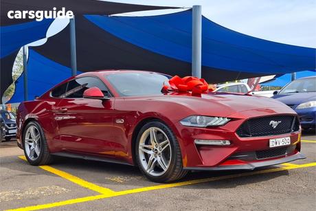 Red 2018 Ford Mustang Coupe Fastback Gt 5.0 V8