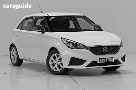 White 2022 MG MG3 Hatchback Core