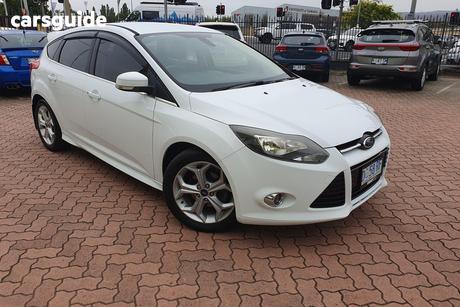 White 2013 Ford Focus Hatchback Sport