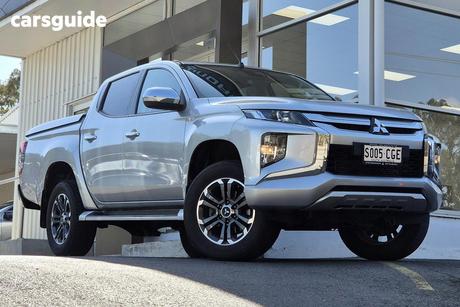 Silver 2020 Mitsubishi Triton Double Cab Pick Up Glx-R (4X4)