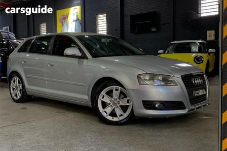 Silver 2009 Audi A3 Hatchback Sportback 1.8 Tfsi Ambition