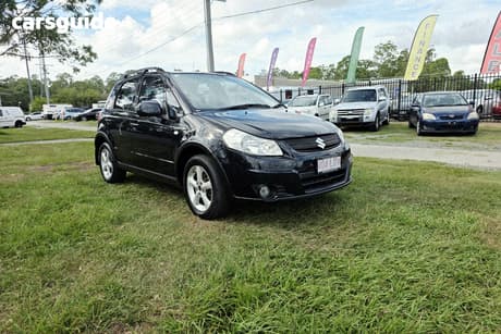 Black 2007 Suzuki SX4 Hatchback 4X4
