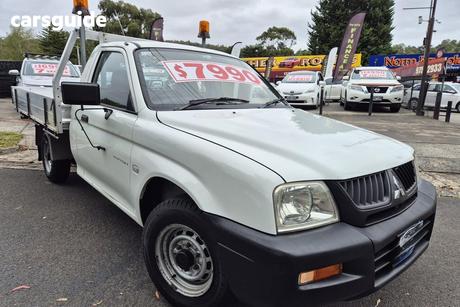 White 2005 Mitsubishi Triton Cab Chassis Gl