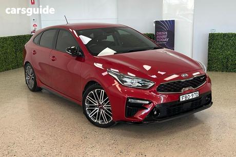 Red 2018 Kia Cerato Hatchback Gt (Turbo)