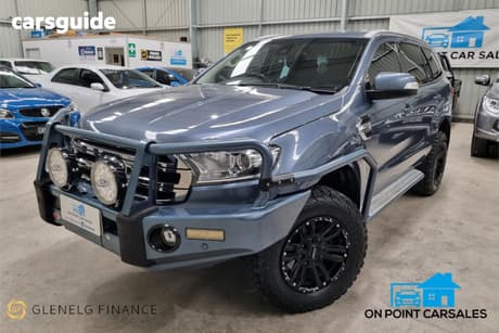 Blue 2017 Ford Everest Wagon Trend (Rwd)