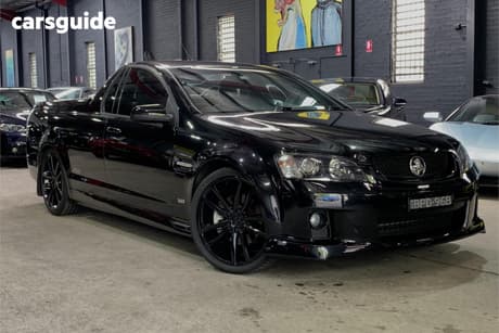Black 2008 Holden Commodore Utility Ss-V