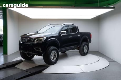 Black 2018 Nissan Navara Dual Cab Utility St-X (4X4)