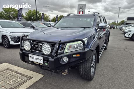 Blue 2018 Nissan Navara Dual Cab Utility St-X (4X4)