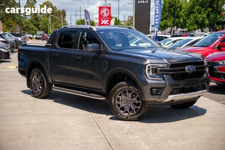 Grey 2023 Ford Ranger Double Cab Pick Up Wildtrak 2.0 (4X4)