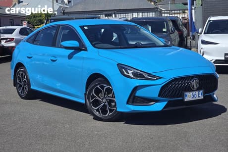 Blue 2024 MG MG5 Sedan Vibe