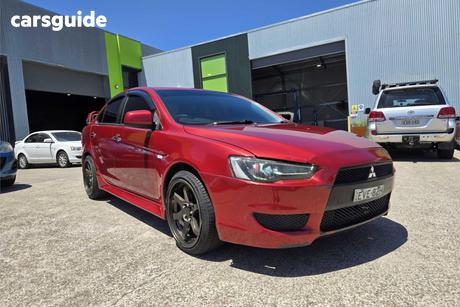 Red 2012 Mitsubishi Lancer Sedan Lx
