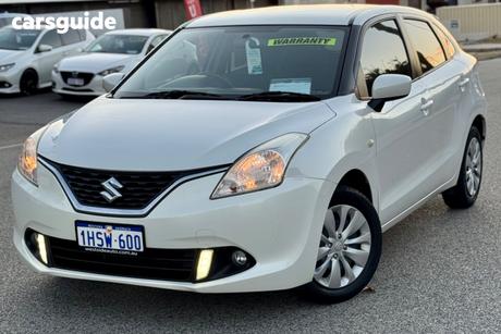 White 2018 Suzuki Baleno Hatchback Gl