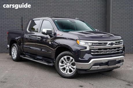 Silver 2023 Chevrolet Silverado Crew Cab Pickup 1500 Ltz Premium Tech Pack