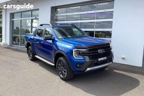 Blue 2025 Ford Ranger Double Cab Pick Up Wildtrak 3.0 (4X4)