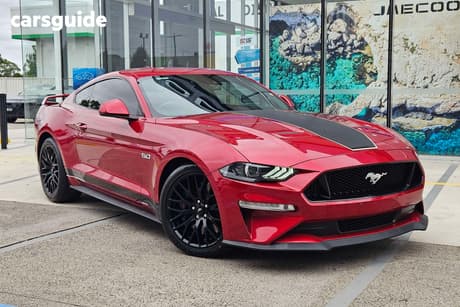 Red 2022 Ford Mustang Fastback Gt 5.0 V8