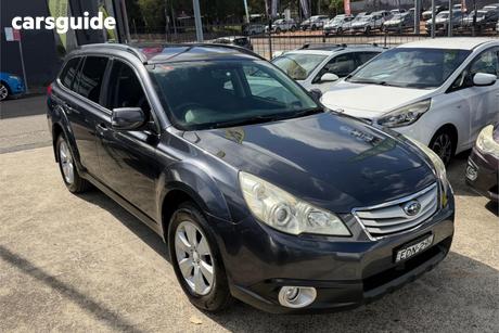 Grey 2011 Subaru Outback Wagon 3.6R Premium