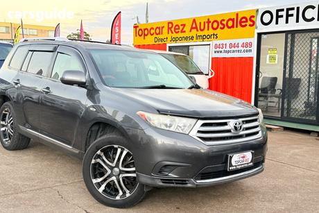 Grey 2011 Toyota Kluger Wagon Kx-R (Fwd) 7 Seat