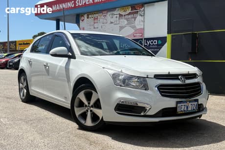 White 2016 Holden Cruze Hatchback Z-Series