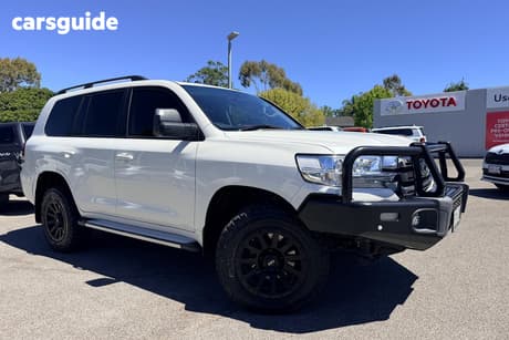 White 2020 Toyota Landcruiser Wagon Lc200 Gxl (4X4)