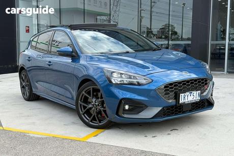 Blue 2020 Ford Focus Hatchback St