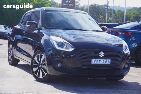 Black 2018 Suzuki Swift Hatchback Glx Turbo