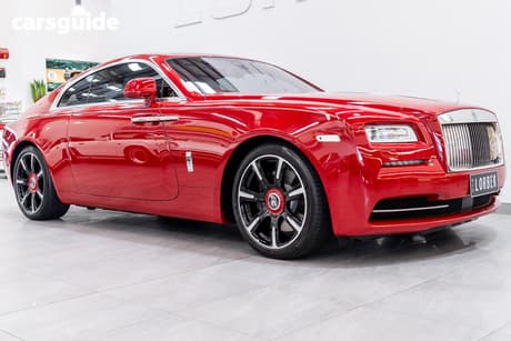Red 2014 Rolls-Royce Wraith Coupe