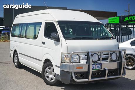 White 2016 Toyota HiAce Bus Commuter