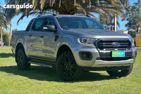 Silver 2021 Ford Ranger Double Cab Pick Up Wildtrak 2.0 (4X4)