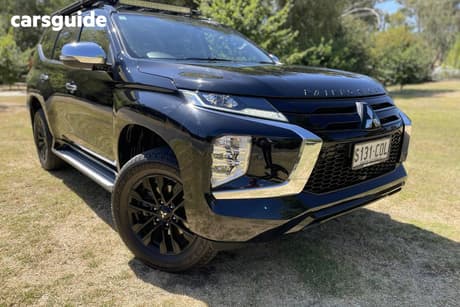 Black 2022 Mitsubishi Pajero Sport Wagon Gsr (4Wd) 7 Seat