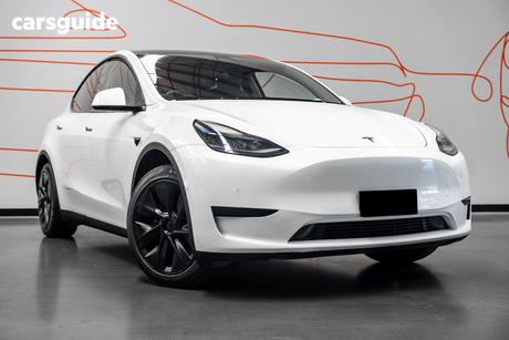 White 2022 Tesla Model Y Wagon Rear-Wheel Drive