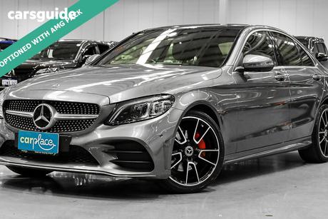 Grey 2018 Mercedes-Benz C200 Sedan