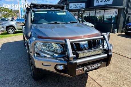 Grey 2017 Mitsubishi Triton Dual Cab Utility Exceed (4X4)